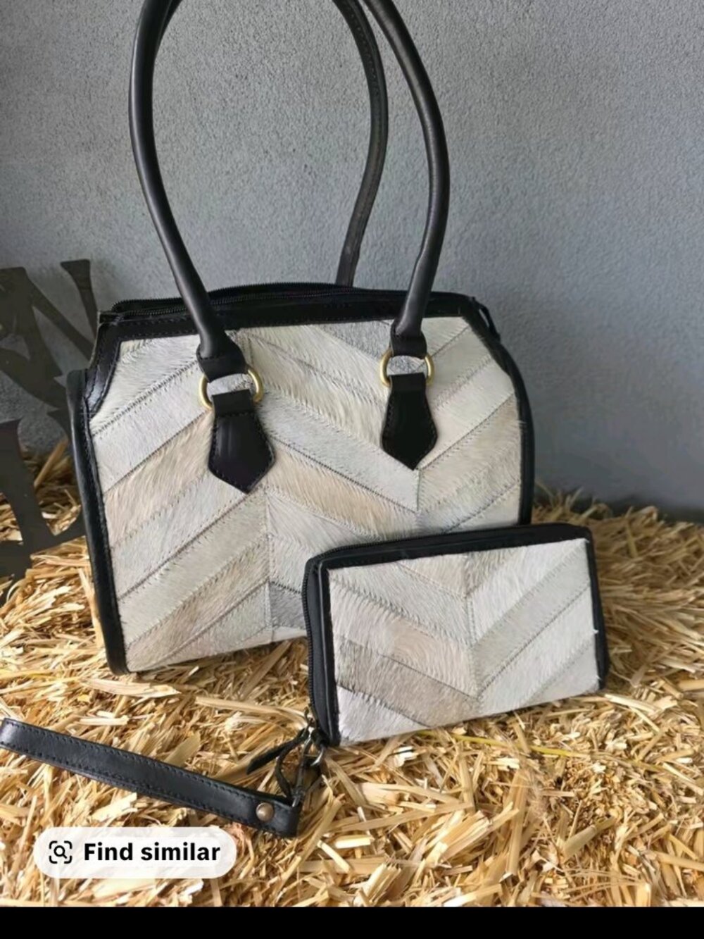 Ivory Outlaw Purse and Wallet